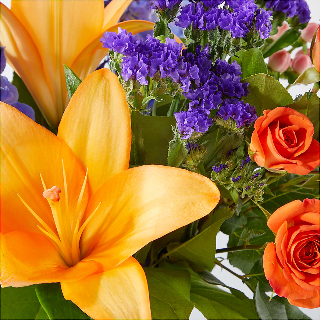 Radiant Citrus Bouquet –  Poplar Flower Shop, Terre Haute IN
