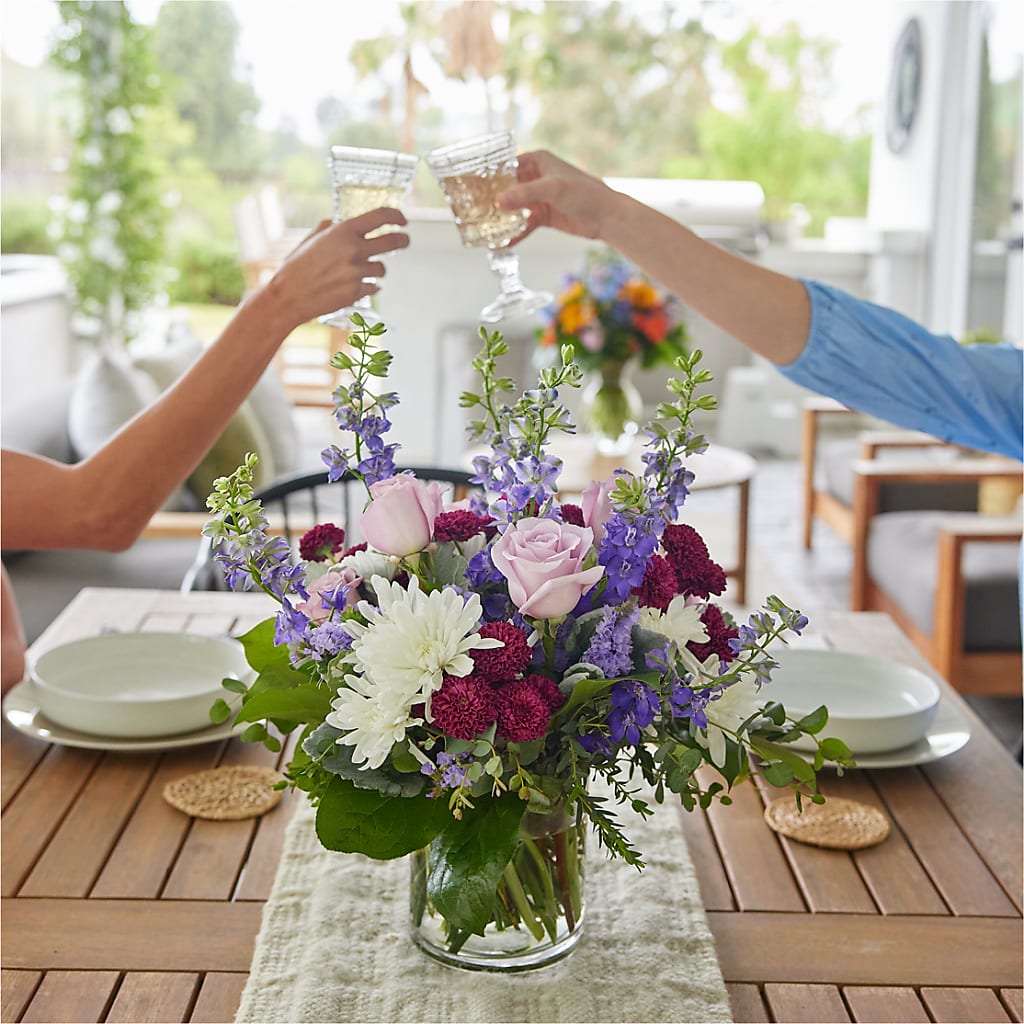 Violet Frost Bouquet –  Poplar Flower Shop, Terre Haute IN
