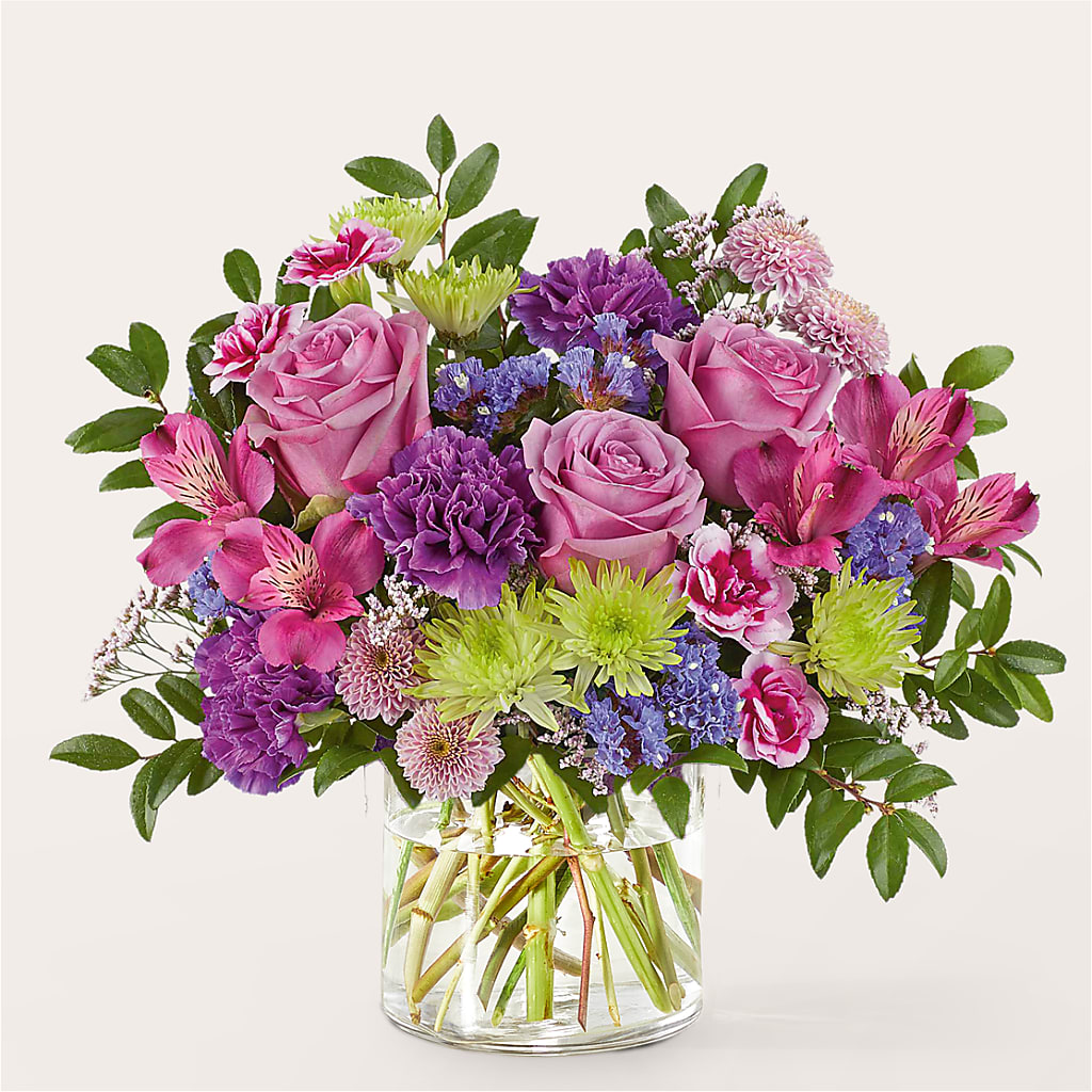 Glass Half Full Bouquet –  Poplar Flower Shop, Terre Haute IN