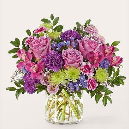 Glass Half Full Bouquet –  Poplar Flower Shop, Terre Haute IN
