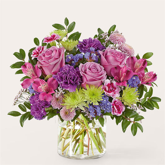 Glass Half Full Bouquet –  Poplar Flower Shop, Terre Haute IN