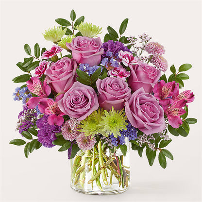 Glass Half Full Bouquet –  Poplar Flower Shop, Terre Haute IN