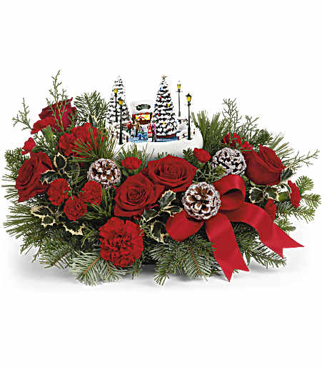 Thomas Kinkade's Oh What Fun Bouquet by Teleflora