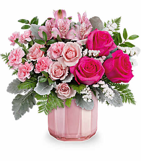 Teleflora's Blushing Gem Bouquet