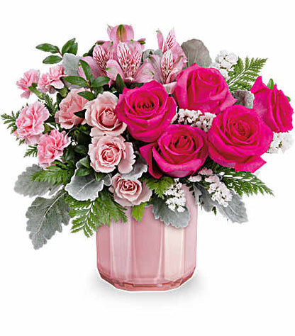 Teleflora's Blushing Gem Bouquet