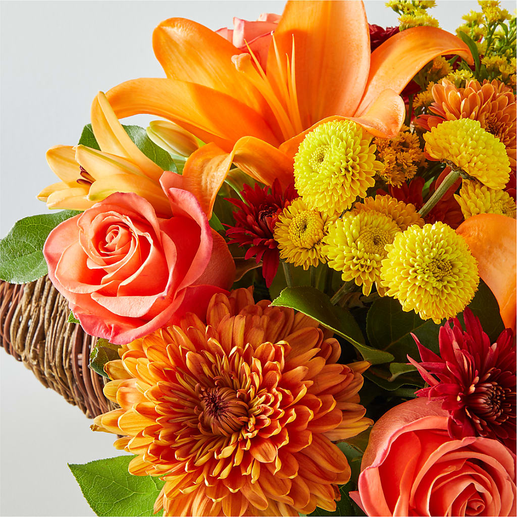 Bouquet of Blessings Cornucopia –  Poplar Flower Shop, Terre Haute IN