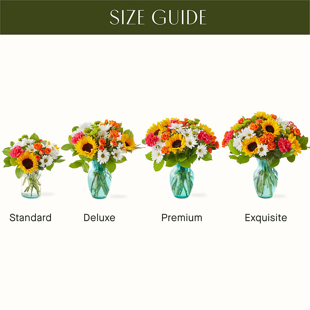 Sun-drenched Blooms Bouquet –  Poplar Flower Shop, Terre Haute IN