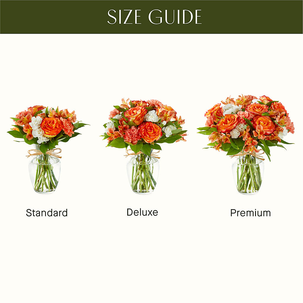 Apricot Glow Bouquet –  Poplar Flower Shop, Terre Haute IN