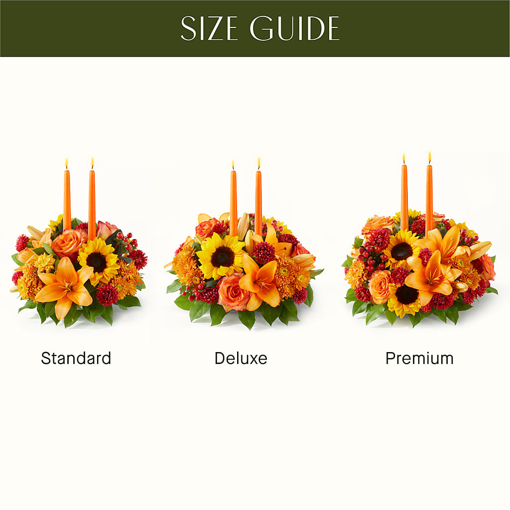 Grateful Centerpiece –  Poplar Flower Shop, Terre Haute IN