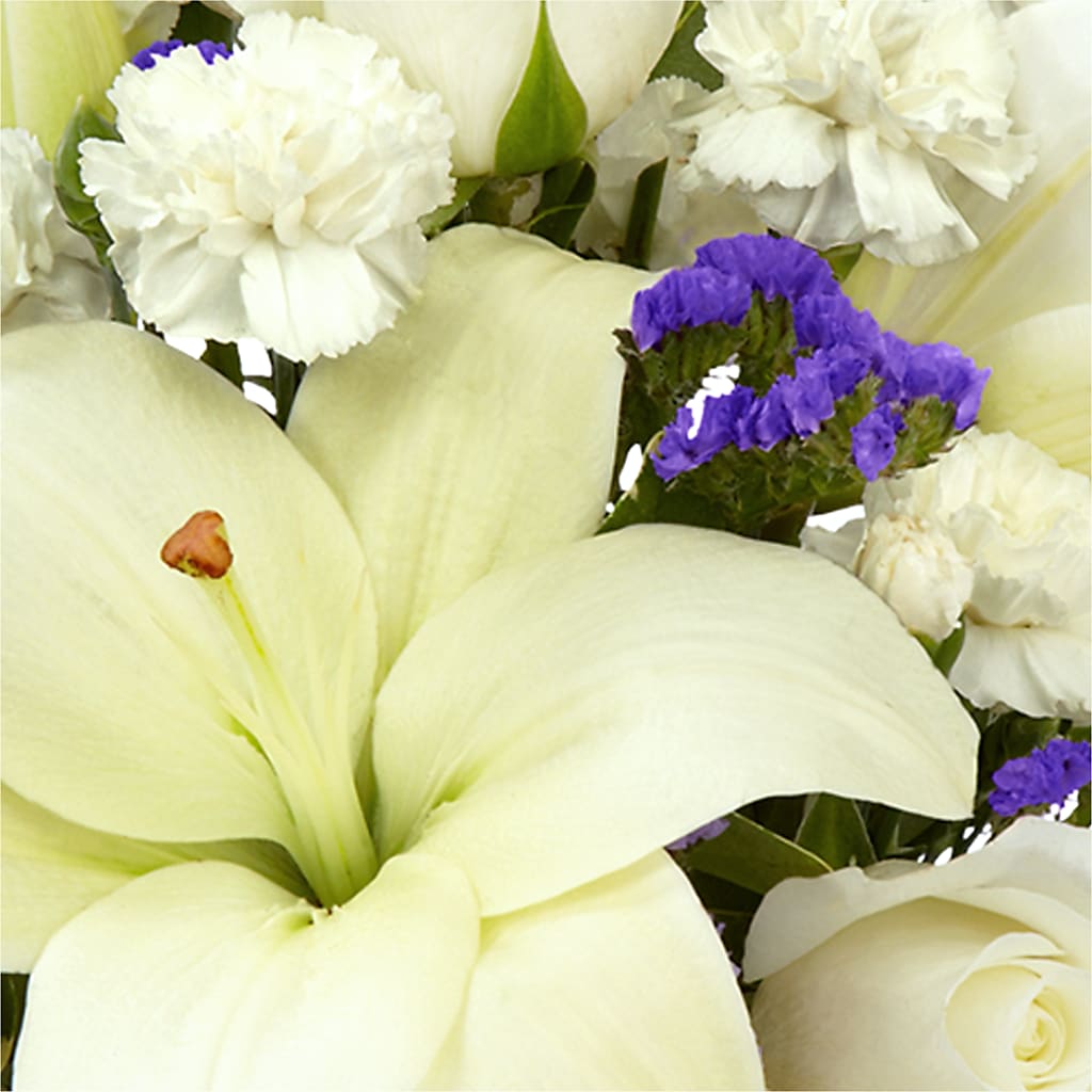 Sapphire Rush Bouquet –  Poplar Flower Shop, Terre Haute IN