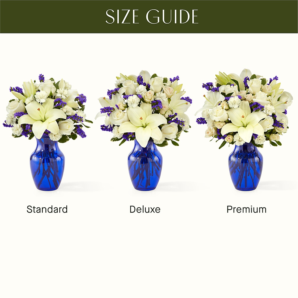 Sapphire Rush Bouquet –  Poplar Flower Shop, Terre Haute IN