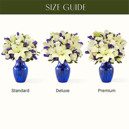 Sapphire Rush Bouquet –  Poplar Flower Shop, Terre Haute IN