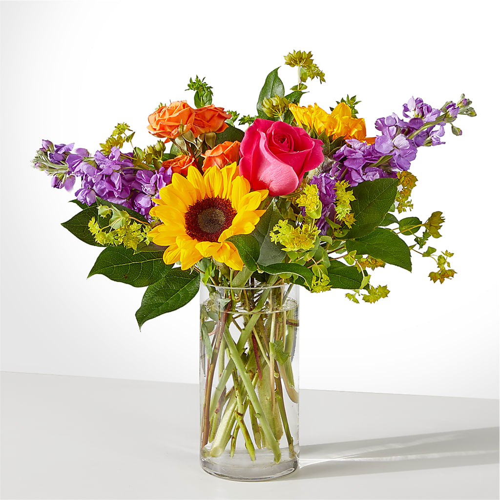 Vibrant Greetings Bouquet –  Poplar Flower Shop, Terre Haute IN