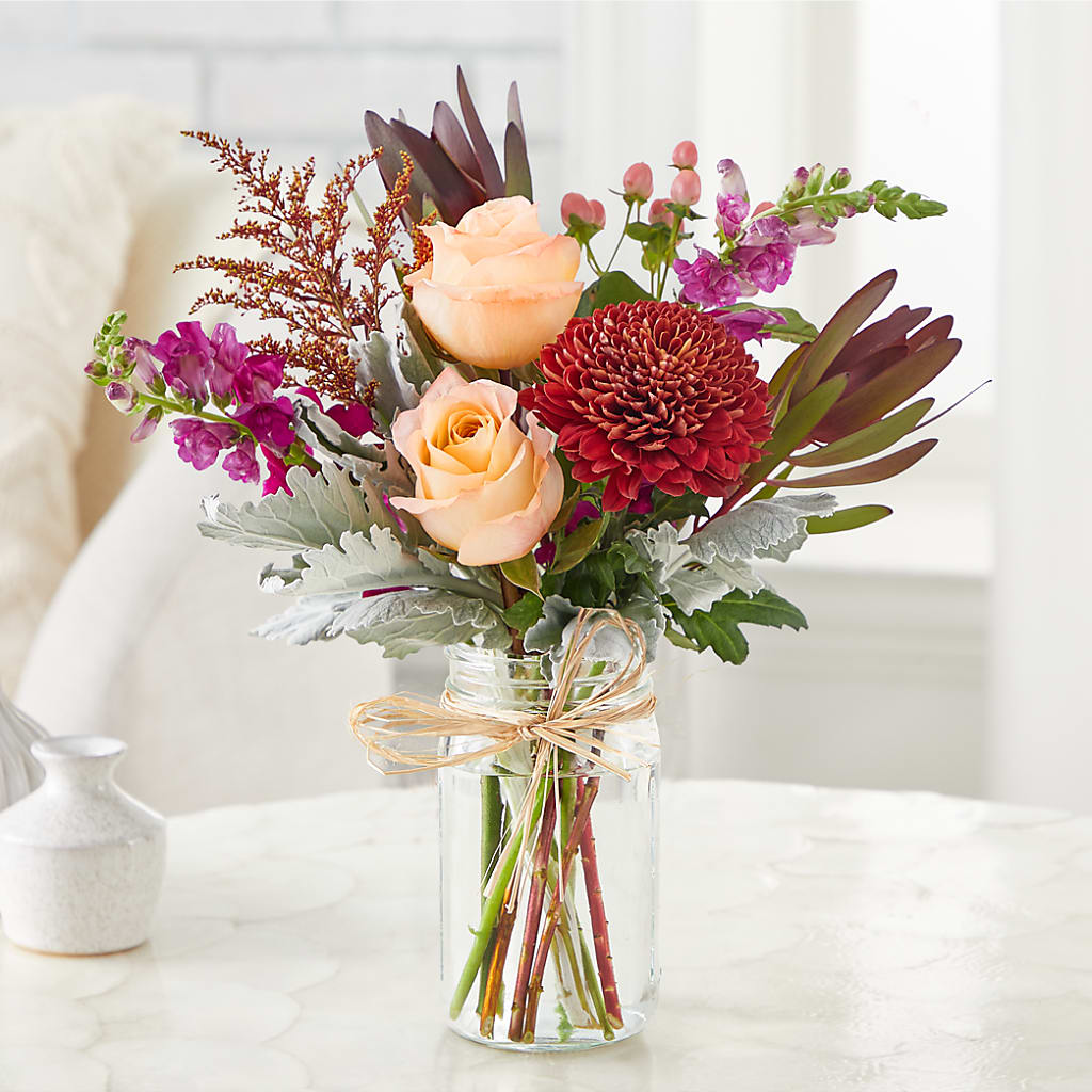 Moody Hues Bouquet –  Poplar Flower Shop, Terre Haute IN