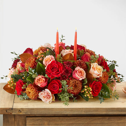 Gather Near Centerpiece –  Poplar Flower Shop, Terre Haute IN