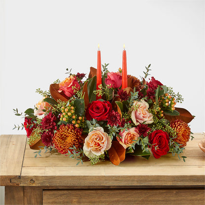 Gather Near Centerpiece –  Poplar Flower Shop, Terre Haute IN
