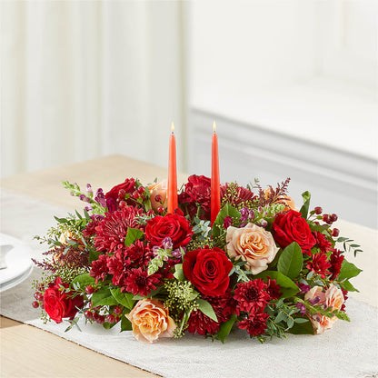 Most Thankful Centerpiece –  Poplar Flower Shop, Terre Haute IN