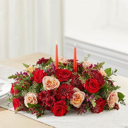 Most Thankful Centerpiece –  Poplar Flower Shop, Terre Haute IN