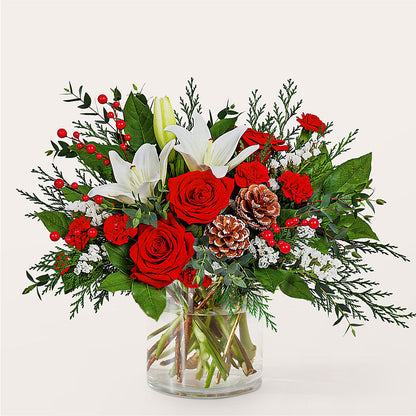 Best in Snow Bouquet –  Poplar Flower Shop, Terre Haute IN
