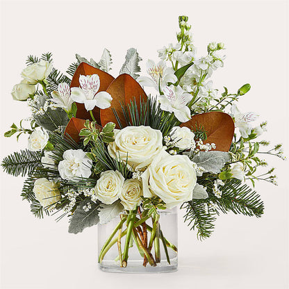 Fresh Snowfall Bouquet –  Poplar Flower Shop, Terre Haute IN