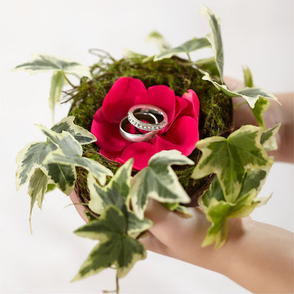 Lila Rose Ring Nest –  Poplar Flower Shop, Terre Haute IN
