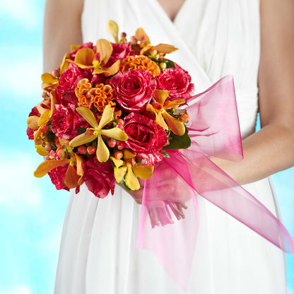 Brilliant Shades of Love Bouquet –  Poplar Flower Shop, Terre Haute IN