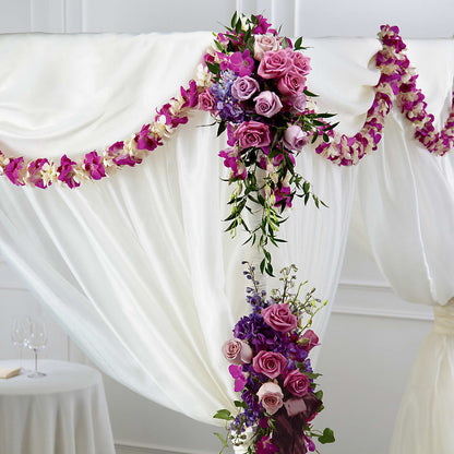 Color & Light Chuppah Decor –  Poplar Flower Shop, Terre Haute IN