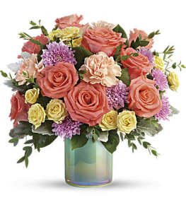 Teleflora's Pastel Shimmer Bouquet