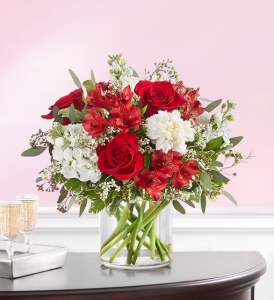 1-800-Flowers Crimson Rose Bouquet